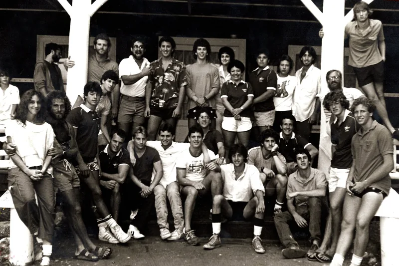 Marjie, Peter, and Bobby in the 1980s