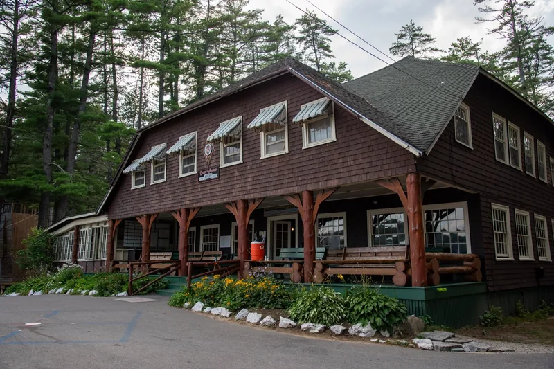 The Lodge at Camp Wigwam — The central hub of camp