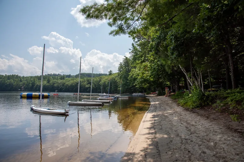 The Waterfront at Camp Wigwam — Life skills from swimming to sailing, fishing and canoeing, the waterfront is a place for quality instruction and refreshing dips