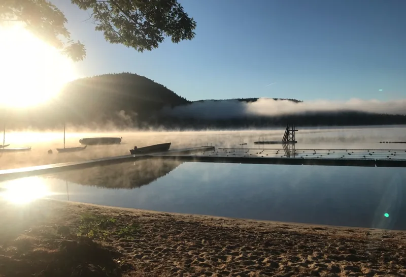 The Waterfront at Camp Wigwam — Life skills from swimming to sailing, fishing and canoeing, the waterfront is a place for quality instruction and refreshing dips