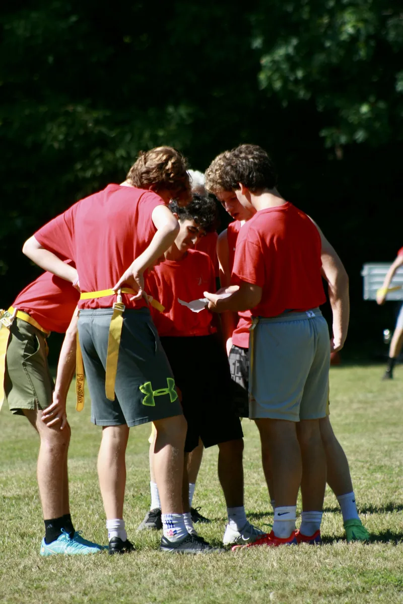Athletics at Camp Wigwam — 7 tennis courts, 2 baseball diamonds, soccer pitches, basketball court and mini-hoops, beach volleyball, street hockey court, 30 foot climbing tower, archery range, boxing gym, fencing area, and putt-putt course!