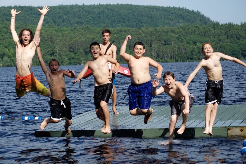 Waterfront at Camp Wigwam summer camp
